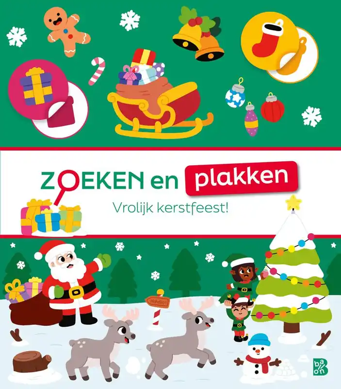 Zoeken en plakken: Vrolijk kerstfeest! / Druk 1 Gereduceerde Prijs