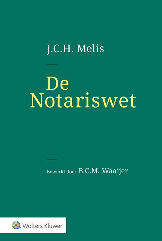 Seizoensaanbieding De Notariswet / Druk 10