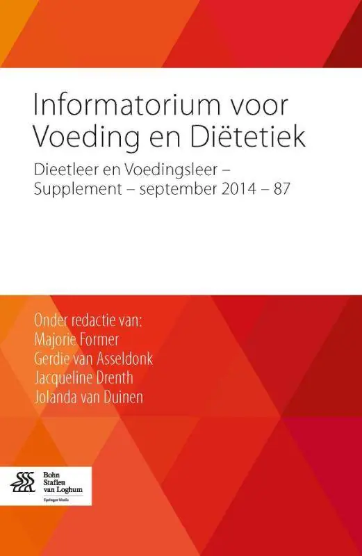 Alleen Vandaag Informatorium voor voeding en diëtetiek supplement 87 / Druk 1