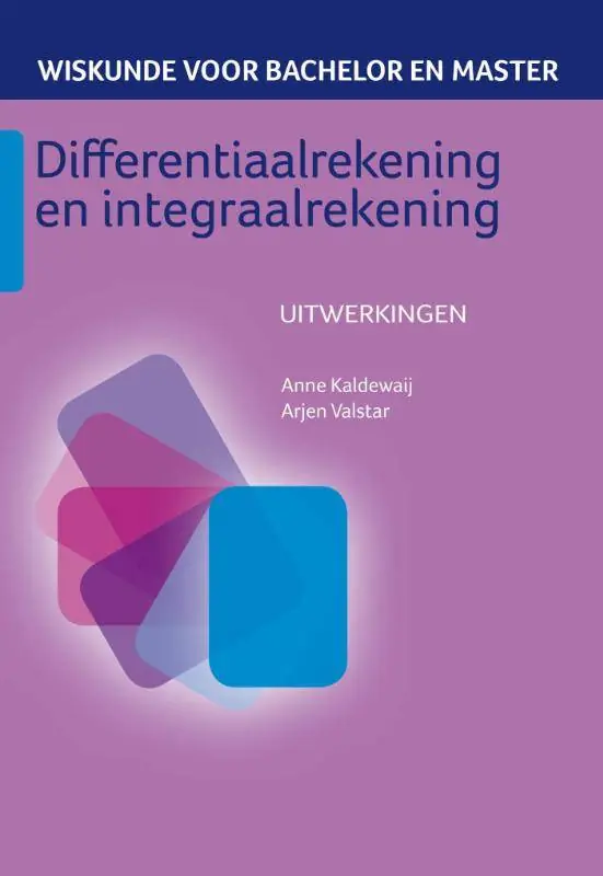 Differentiaalrekening en integraalrekening / Druk 1 Aanbieding