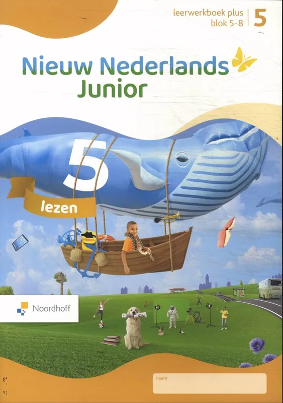 Betaalbaar Nieuw Nederlands Junior Lezen groep 5 blok 5-8 leerwerkboek plus / Druk 1