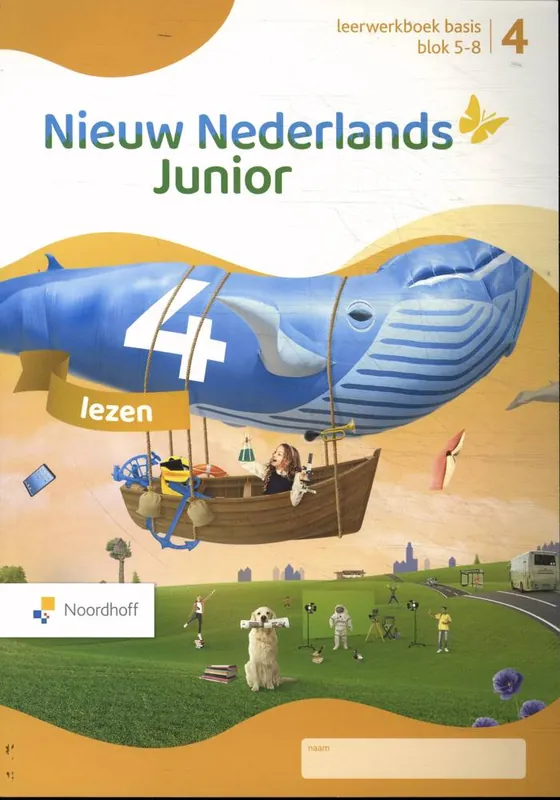 Nieuw Nederlands Junior Lezen groep 4 leerwerkboek basis blok 5-8 release 1.1 / Druk 1 Favoriet