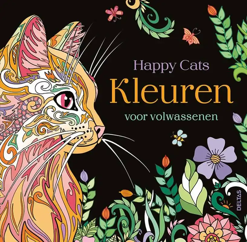 Op = Op Happy Cats - Kleuren voor volwassenen / Druk 1