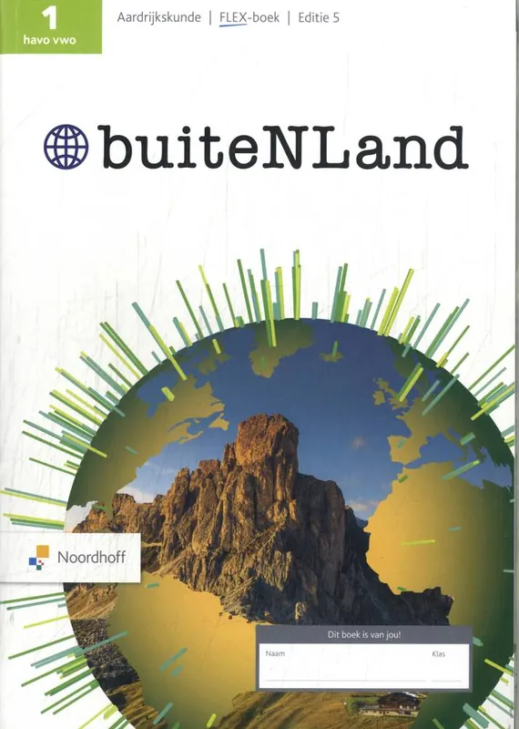 buiteNLand 1 havo/vwo aardrijkskunde Flex-boek / Druk 5 Exclusieve Aanbieding