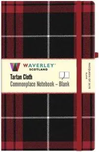 MacQueen of Skye Tartan Blank Notebook: Large 21cm x 13cm Flitsaanbieding