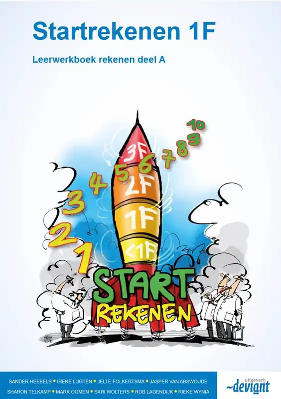 Startrekenen 1F Deel A rekenen Leerwerkboek / Druk 1 Exclusieve Aanbieding