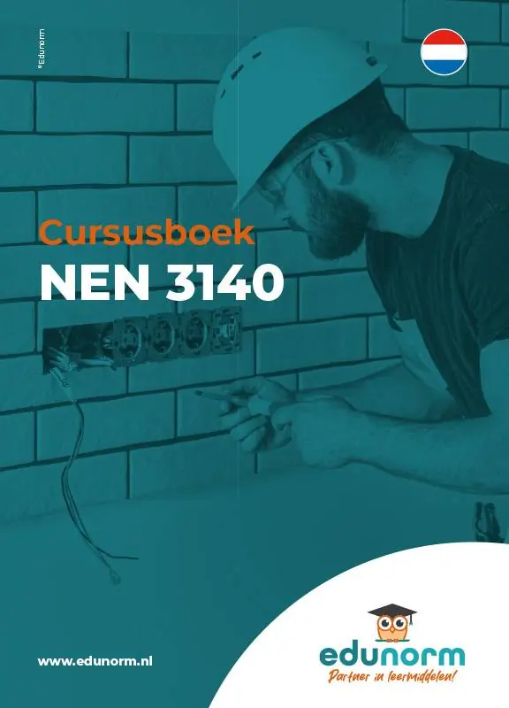 NEN 3140 cursusboek / Druk 1 Aanbieding