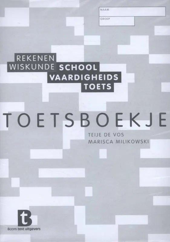 SVT RW: Toetsboekjes RT (5ex.) / Druk 1 Op = Op