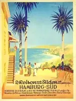 Koop Vandaag Brochure Hamburg-Sudamarikanische Dampfschiffahrts-Gesellschaft - HSDG