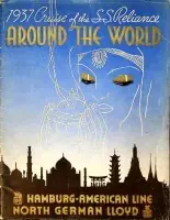 1937 Cruise of the S.S. Reliance around the world - Hamburg-America Line Beperkte Voorraad