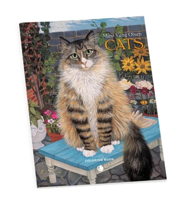 Premium Mimi Vang Olsen Cats Color Bk - Mimi Vang Olsen