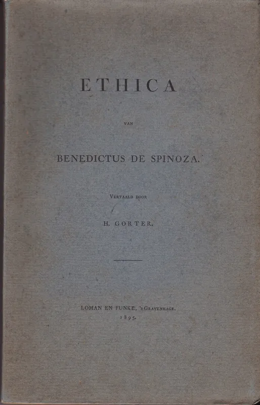 Ethica - Benedictus de Spinoza Beste Prijs