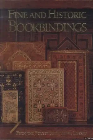 Fine and Historic Bookbindings from the Folger Shakespeare Library - Bearman, Frederick A. & Nati H. Krivatsy & J. Franklin Mowery Koop Online