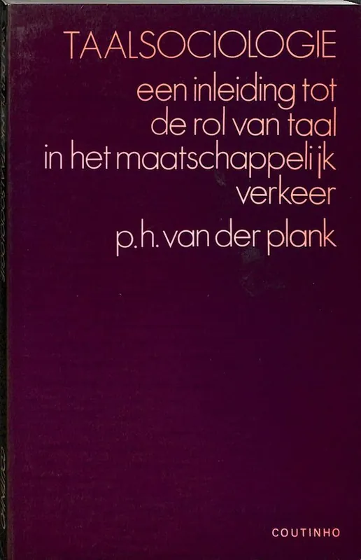 Koopje Taalsociologie - Plank