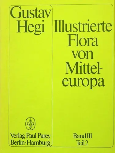 Superprijs Illustrierte Flora von Mitteleuropa. Band III Pteridophyta Spermatophyta, Teil 2: Angiospermae Dicotyledones 1 1959-1979. Zweite, völlig neubearbeitete Auflage. 450 Abbildungen, 15 Tafeln (10 farbig) - Hegi, Gustav