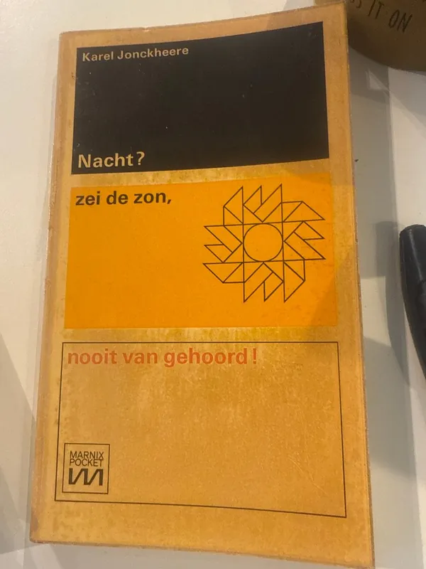 Direct Beschikbaar Nacht ? zei de zon - Karel Jonckheere