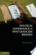 Aanbieding Political Governance In Postgenocide Rwanda - Filip Reyntjens