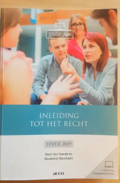 Inleiding tot het recht - Mark Van Hoecke; Boudewijn Bouckaert Bestseller