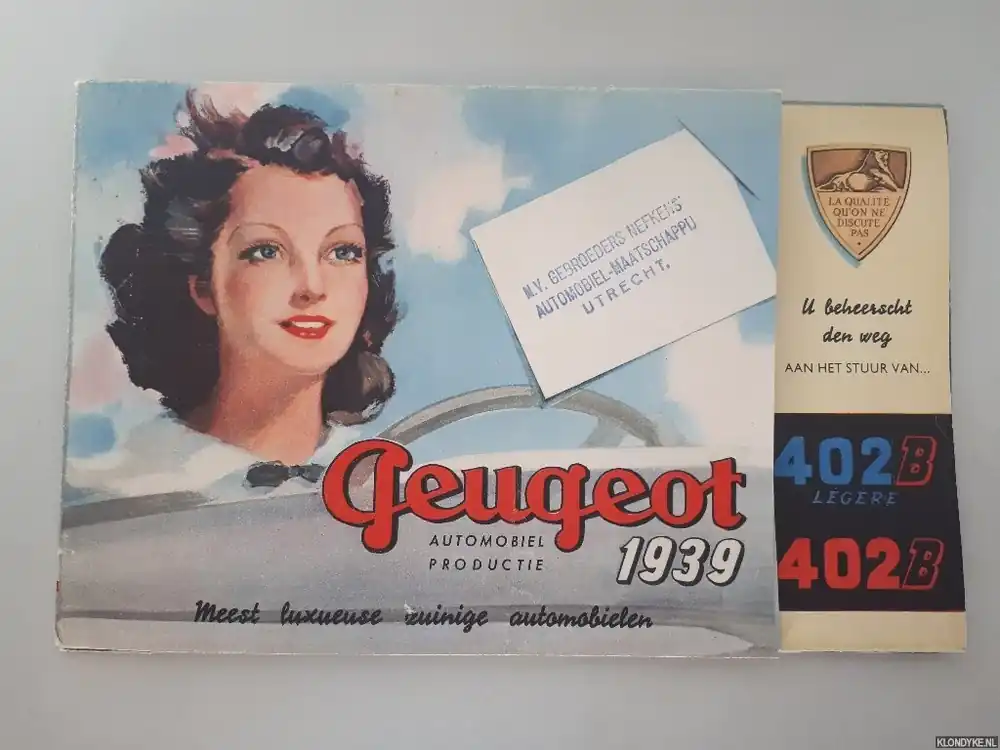 Peugeot Automobiel productie 1939: meest luxueuse zuinige automobielen - Diverse auteurs Populair