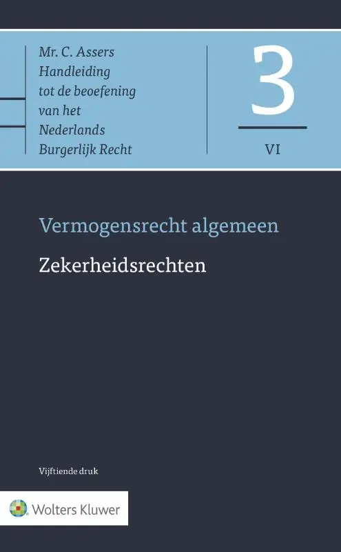 Asser 3-VI Zekerheidsrechten - Mierlo, A.I.M. van / K.J. Krzeminski / C. Assers. Aanbieding