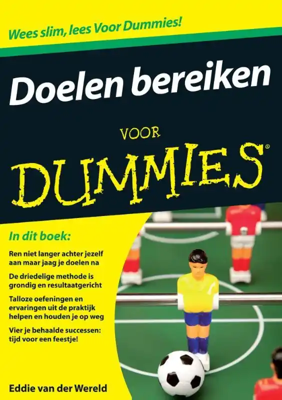 Doelen bereiken voor Dummies - E. van der Wereld Rechtstreeks Van De Fabrikant