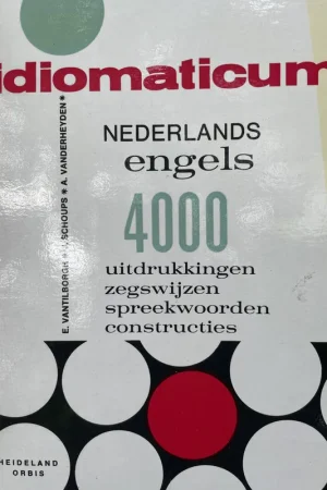 Direct Beschikbaar Idiomaticum nederlands engels - Vantilborgh