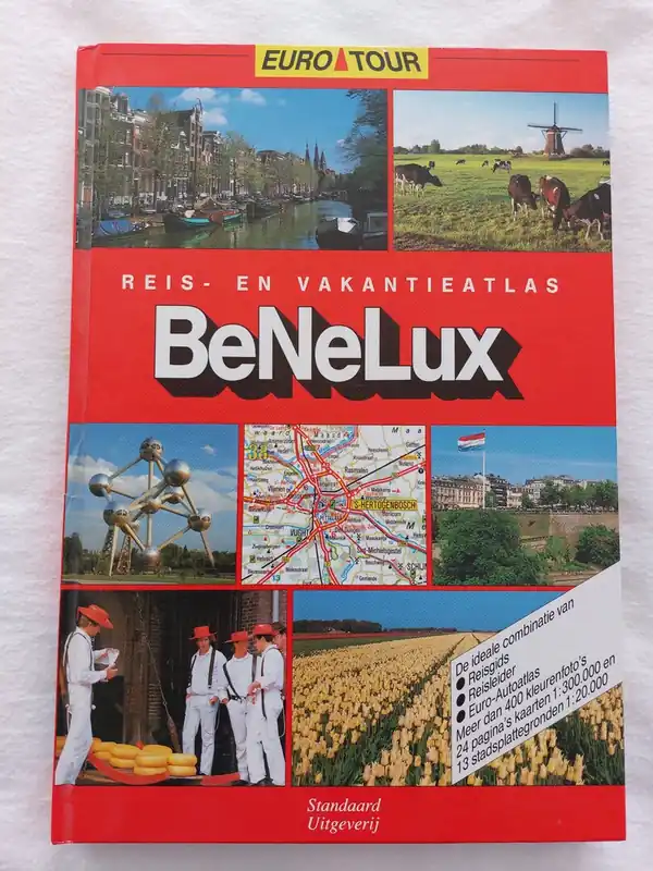 Direct Verzonden Reis- en vakantieatlas Benelux - euro tour