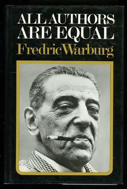 All authors are equal - Fredric Warburg Direct Beschikbaar