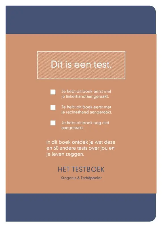 Het testboek - Krogerus Mikael; Tschäppeler Roman; Schmid Carla Premium