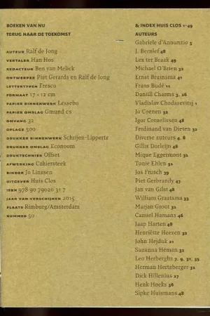Boeken van nu - Ralf de Jong Exclusieve Aanbieding