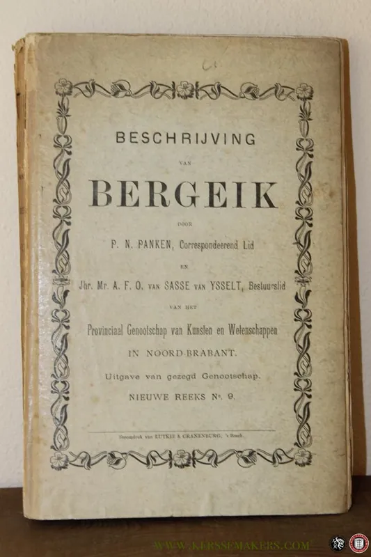Beschrijving van Bergeik. - PANKEN, P.N. / SASSE VAN YSSELT, A.F.O. van Must-Have
