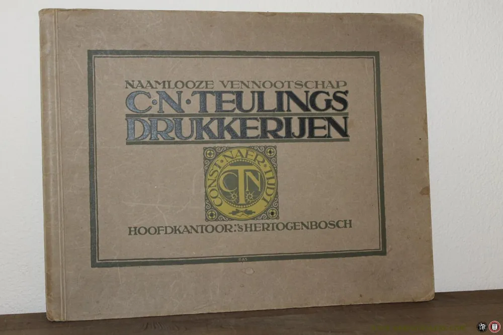 Koopje Naamlooze vennootschap C.N. Teulings Drukkerijen. Hoofdkantoor: 's-Hertogenbosch (Eenige afbeeldingen van het bedrijf te 's-Hertogenbosch) - N.N.