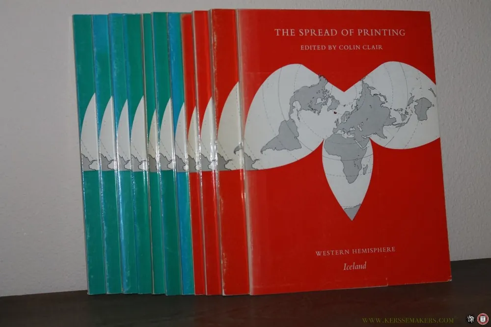 Exclusieve Aanbieding The Spread of Printing. A History of Printing outside Europe in Monographs (11 Vols. = all published) - CLAIR, Colin (edited by)