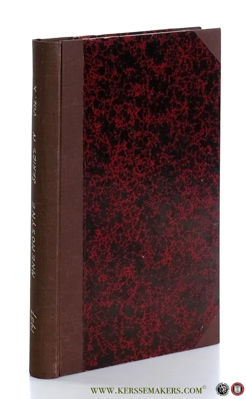 Nu Kopen Mnemosyne Bibliotheca Classica Batavia Series IV, Volumen X. - Groningen, B. A. van / W. J. Verdenius / J. H. Waszink (eds.).