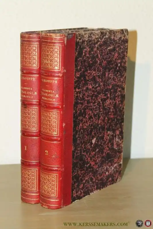 Elementa Theologiae Dogmaticae e probatis auctoribus collecta et Divini Verbi Ministerio. Tomus I - II - SCHOUPPE, Francisci Xaverii Goedkoop