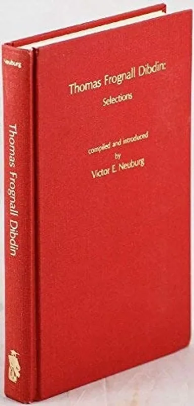 Thomas Frognall Dibdin - Thomas Frognall Dibdin Rechtstreeks Van De Fabrikant