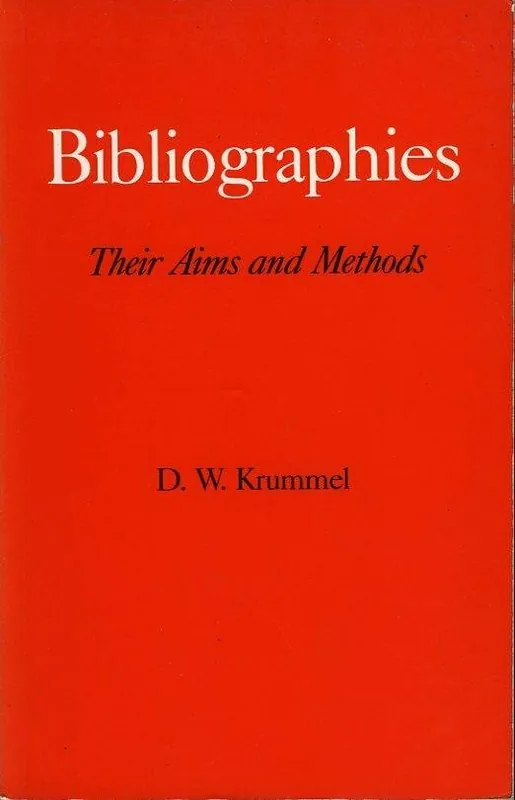 Direct Beschikbaar Bibliographies - D. W. Krummel