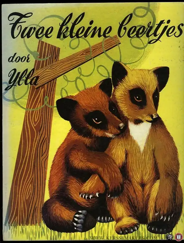 Twee kleine beertjes (fotoverhaal in zwart/wit over de avonturen van 2 beertjes) - Foto's van YLLA (=Camilla Koffler) / FALCONNET, Paulette (Tekst) Lage Prijs