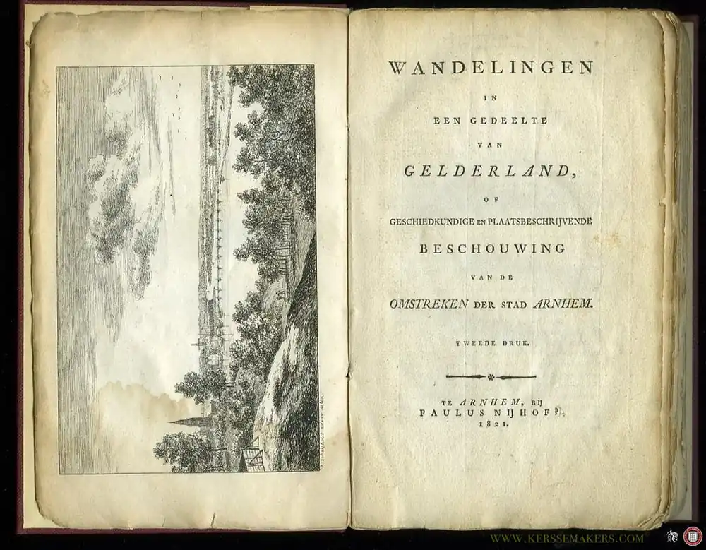 Beperkte Voorraad Wandelingen in een gedeelte van Gelderland, of geschiedkundige en plaatsbeschrijvende beschouwing van de omstreken der stad Arnhem. 2e druk - N/A