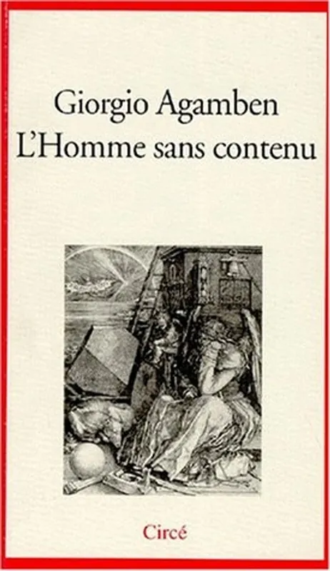 Hete Deal L'Homme sans contenu - Giorgio Agamben