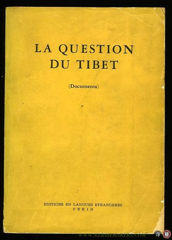 La Question du Tibet (Documents) - Collectif Uitverkoop