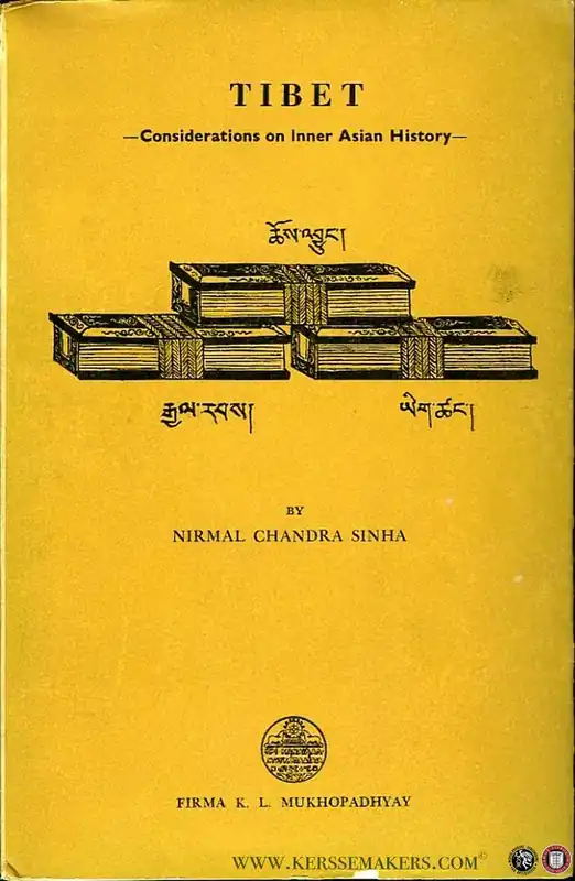 Tijdelijk Beschikbaar Tibet. Considerations on Inner Asian History - Sinha, Nirmal Chandra