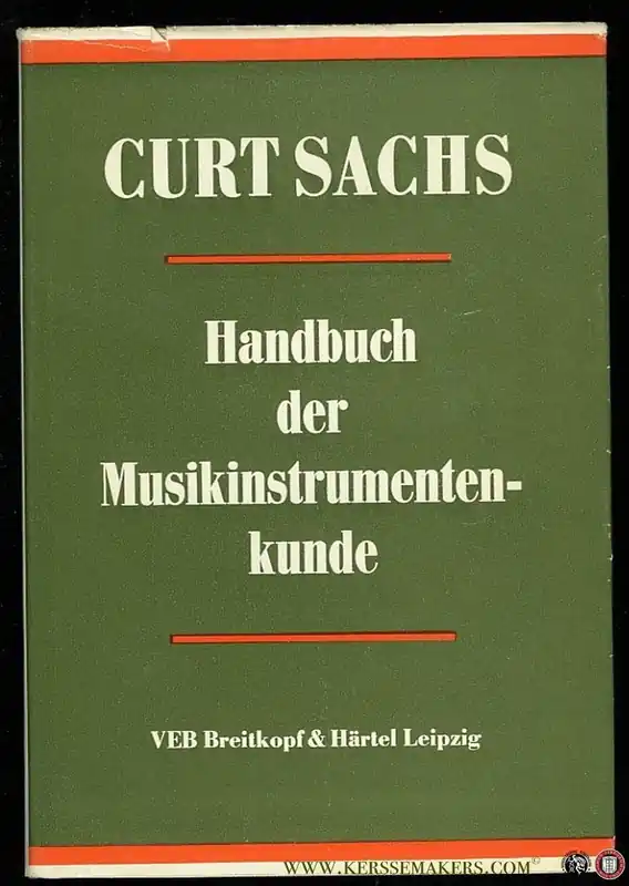 Handbuch der Musikinstrumentenkunde. Zweite, durchgesehene Auflage. Mit 156 Abbildungen - SACHS, Curt Direct Verzonden