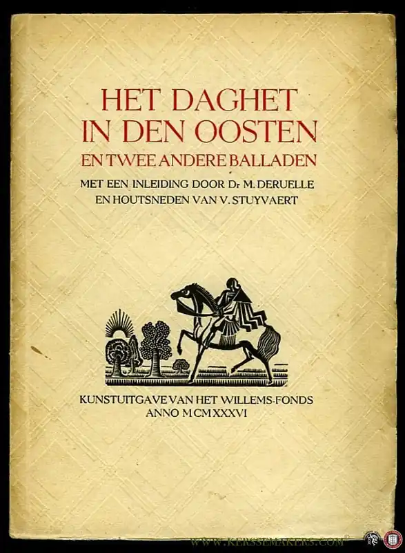 Populair Het daghet in den Oosten en twee andere balladen - DERUELLE, M. (inleiding) / STUYVAERT, V. (houtsneden)