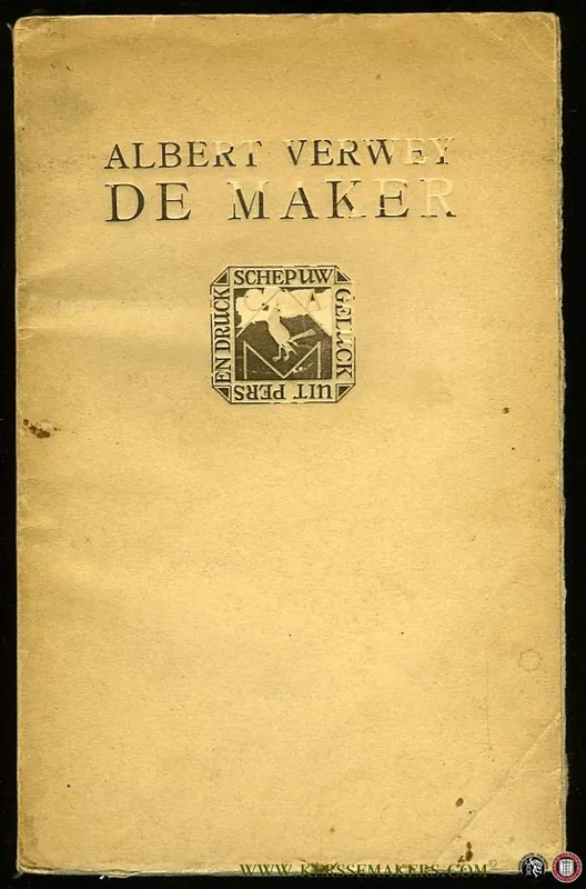 Koop Online De maker. - Albert Verwey