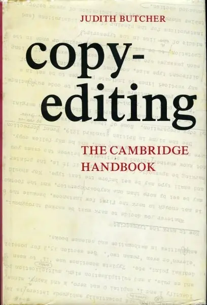 Tijdelijk Beschikbaar Copy-editing - Judith Butcher
