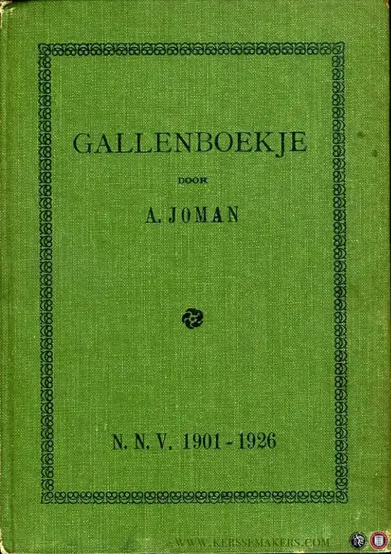 Gallenboekje - JOMAN, A. Exclusieve Aanbieding