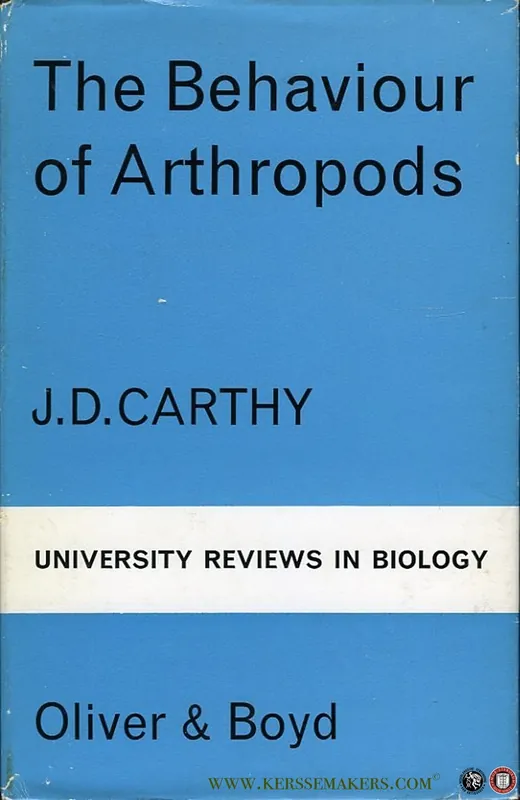 Snelle Levering The behavior of Arthropods - CARTHY, J.D.