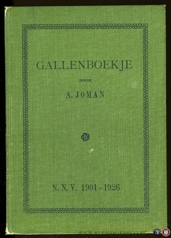 Express Levering Gallenboekje (bijgevoegd: postkaart uit 1932, handgeschreven door Joman) - JOMAN, A.