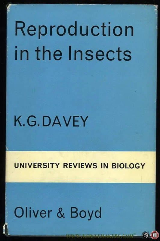 Actieprijs Reproduction in the Insects - DAVEY, K.G.